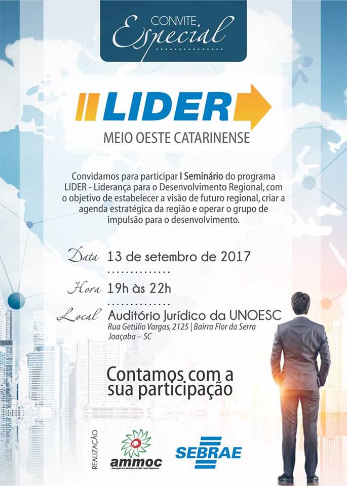 Read more about the article A AMMOC em parceria com o Sebrae convidam você a participar do  Projeto Líder