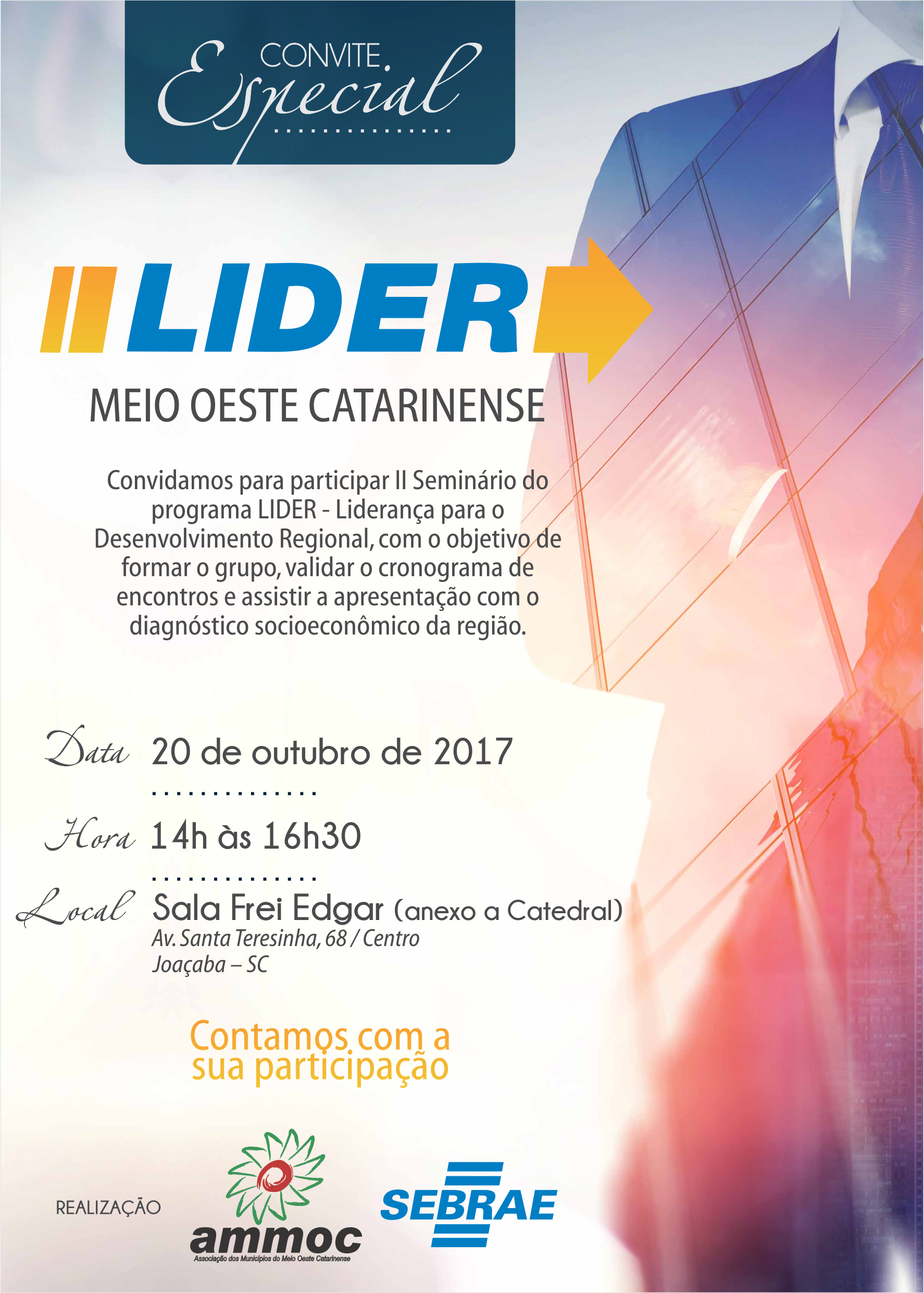 You are currently viewing Convite, Programa Lider Meio Oeste Catarinense