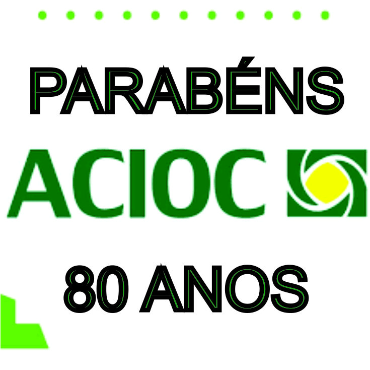 Read more about the article A AMMOC vem parabenizar no dia de hoje a entidade ACIOC pelos seus 80 anos