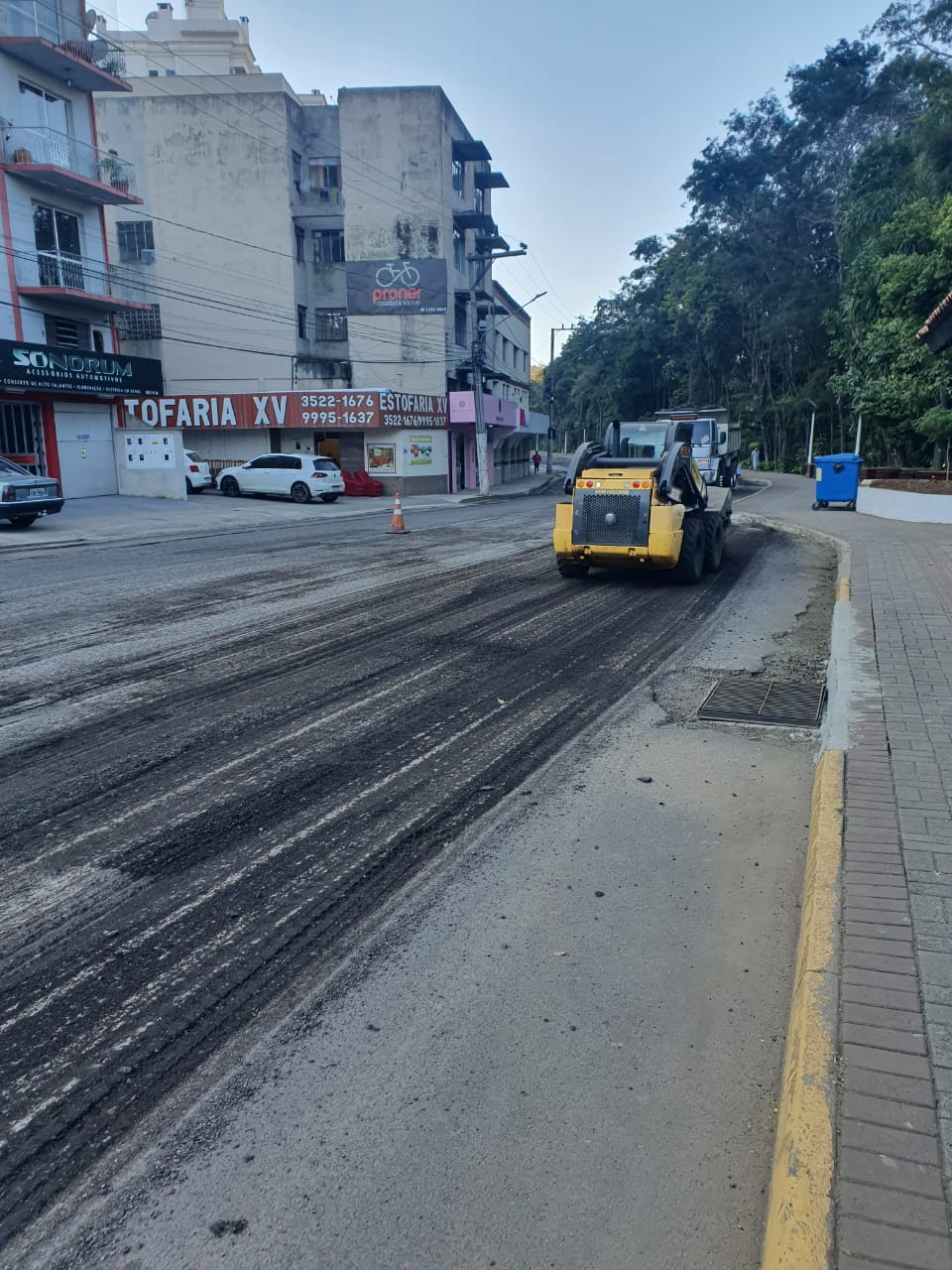 You are currently viewing JOAÇABA: Obras de pavimentação da Avenida XV de Novembro são retomadas