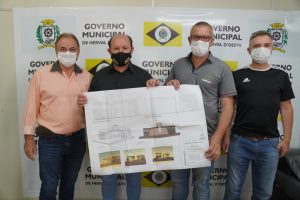 Read more about the article Município de Herval D’ Oeste – SC recebe projeto arquitetônico elaborado pela AMMOC